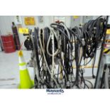 LOT OF DIFFERENT SIZE CABLE/HOSES