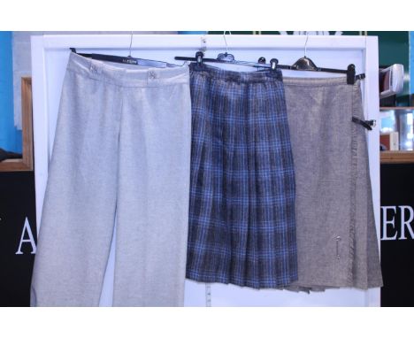 Three pieces of vintage wool clothing 