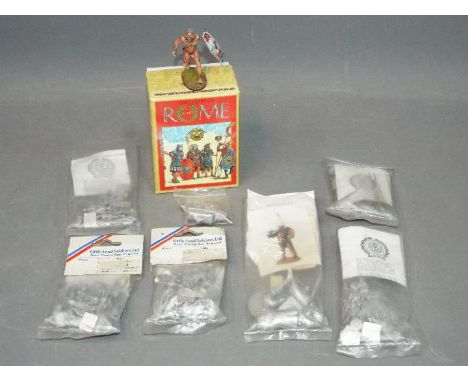 First Legion, Little Lead Soldiers; Tradition - A boxed First Legion painted metal figure of a Gallic Warrior from The Glory 