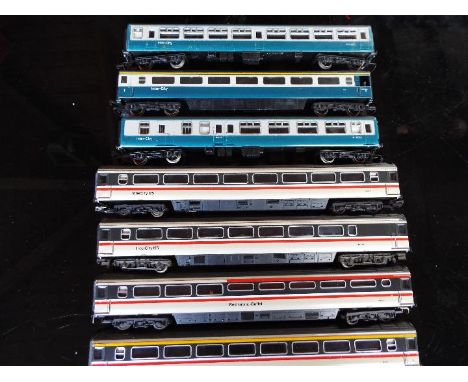 Model railways - seven OO gauge Hornby and Lima passenger carriages, unboxed