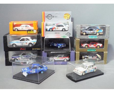 Trofeu, Saico, Vitesse , Solido - 11 boxed diecast rally / racing model cars in various scales. Lot includes Trofeu #1008 For