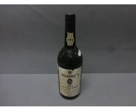 Bottle of Warre's 1983 Vintage Port, 75cl