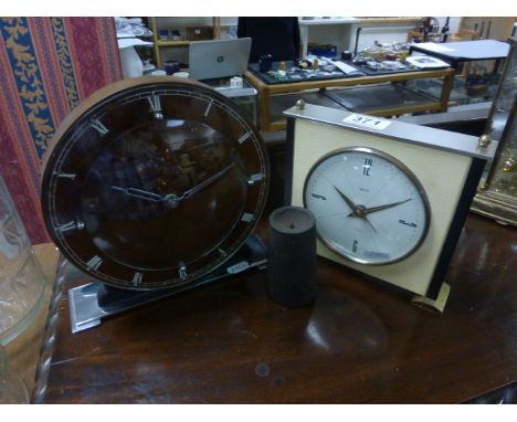 Art Deco Mantle Clock and a Vintage Smiths Sectronic Clock (both in working order)