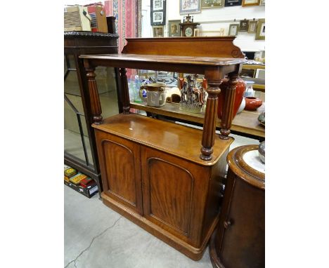 Victorian Mahogany Buffet with cupboard below