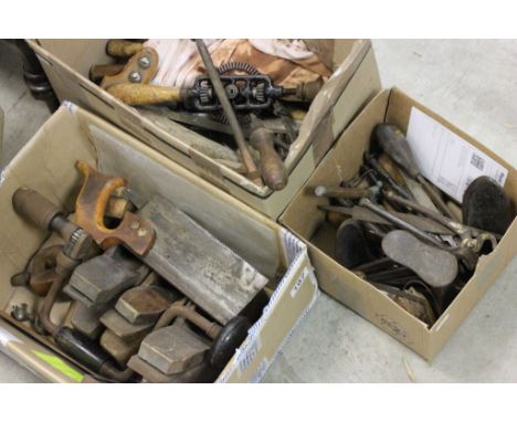 Collection of vintage tools