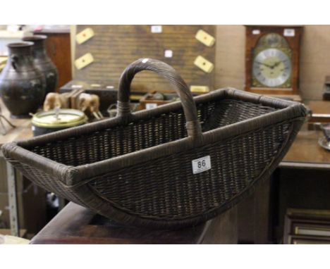 Vintage Wicker Garden Trug