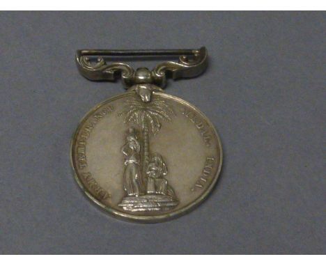 Late 19th century Army Temperance Medal India dated 1897 ' Watch and Be Sober '