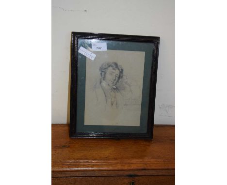 PORTRAIT OF BACHE WRIGHT BY WEBSTER, SEE LABEL VERSO, F/G