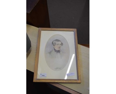 PORTRAIT OF A YOUNG MAN, SIGNED SUFFIELD, F/G