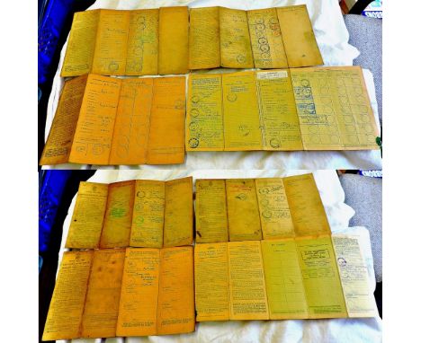 Rare Classic Motorcycle Logbooks 1921-1963 Including: 1921 New Imperial (with J.A.P. Engine), 1922 Royal Enfield 976cc, 1928 