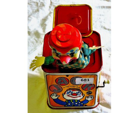 Mattel 'Jack In The Music Box' Plays 'Pop Goes the Weasel' (1968).
