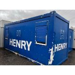 20ft Site Welfare Office, Contents Included, Delivery Available At Extra Cost