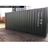 One Trip 20 Foot Shipping Container, 2024 Build