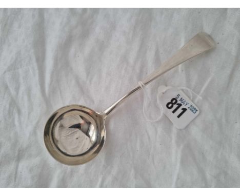 A Georgian OE pattern sauce ladle, London 1786, 45g