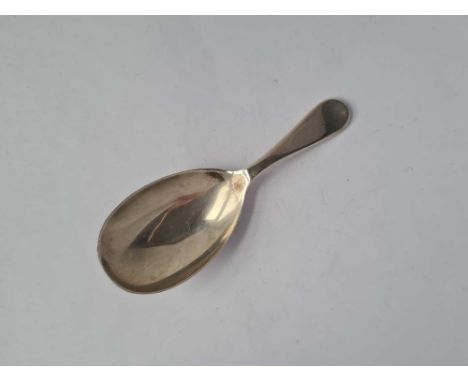 A plain OE pattern caddy spoon, Sheffield 1912 by GWF