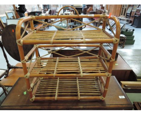 A cane work shelf