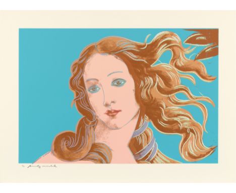 Andy Warhol, Details of Renaissance Paintings (Sandro Botticelli, Birth of Venus, 1482)Farbserigraphie auf Karton 81,3 x 111,