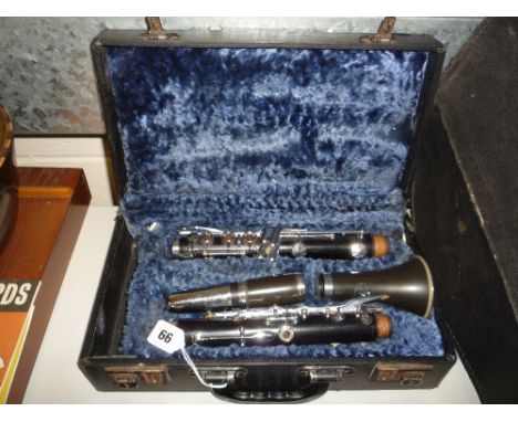 A CORTON CLARINET, No.144079, cased