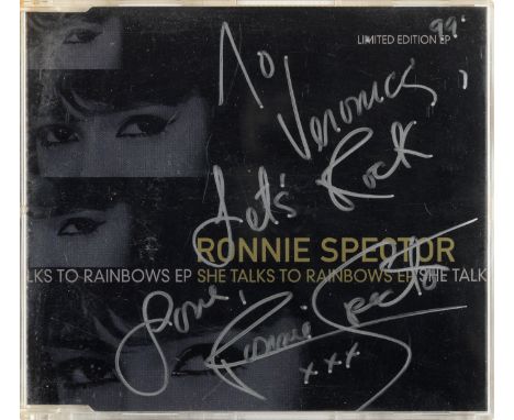 Ronnie Spector: Autographs And Other Material,comprising: a copy letter from Captain Sensible to Joey Ramone, on personalised