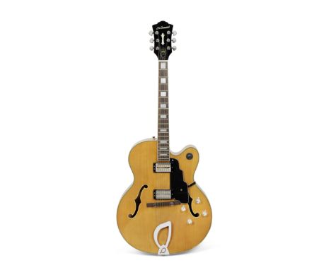 Bob Solly (The Manish Boys): A Guild DeArmond X-155 Electric Archtop Guitar,1998,serial no. 8061934 to rear of headstock, Kor