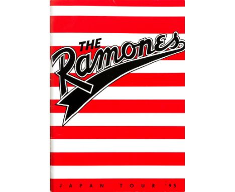 The Ramones: Concert memorabilia,majority 1990s,including: a Japan Tour '95 programme; Japanese handbills for the Farewell To