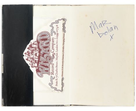 Marc Bolan: A Signed Copy Of The Warlock Of Love,Lupus Music, 1969,First Edition, signed by Bolan in blue ballpoint pen on th