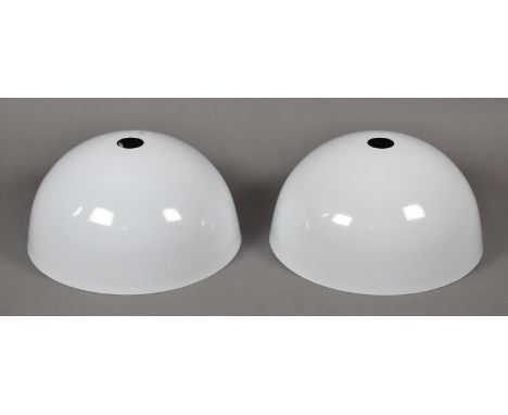 A Pair of Modern Industrial Style Light Shades, 45cm Diameter 