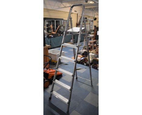 A Five Step Aluminium Step Ladder 