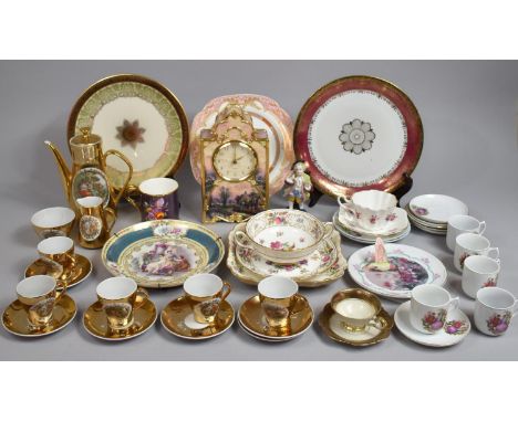 A Collection of Various Continental and English Ceramics to Comprise Cabinet Cup and Saucer, Bradford Exchange Limited Editio