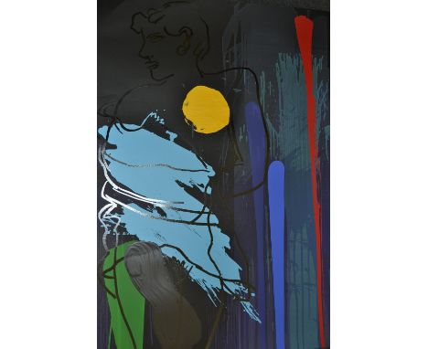 Bruce Mclean (Bn 1944), After Sun Soother, serigraph, Limited Edition, signed and numbered in pencil 7/75, 1990, printed with