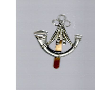  1908 Oxfordshire &amp; Buckinghamshire light infantry cap badge 