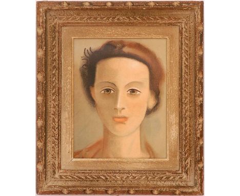 ANDRE DERAIN 'Portrait of a Girl', 1939, original lithograph, printed by Mourlot, 23cm x 18cm, framed and glazed.