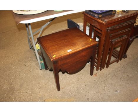A 19th Century mahogany sewing box (converted from a commode)