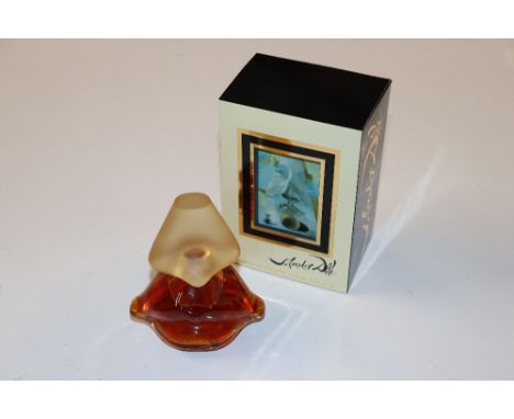 A bottle of Salvador Dali perfume with original box