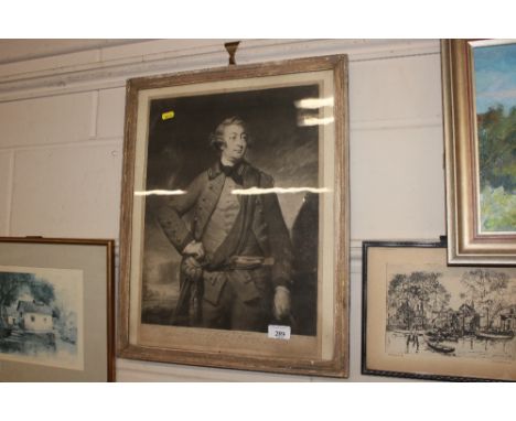 A 19th Century black and white print of Henry Earl of Pembroke and Montgomery