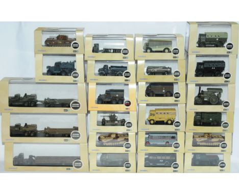 Oxford Diecast a boxed 1:76 Scale Military group to include 76SP005 Scammell Pioneer Recovery Tractor "RAF", 76CHT004 6th Gua