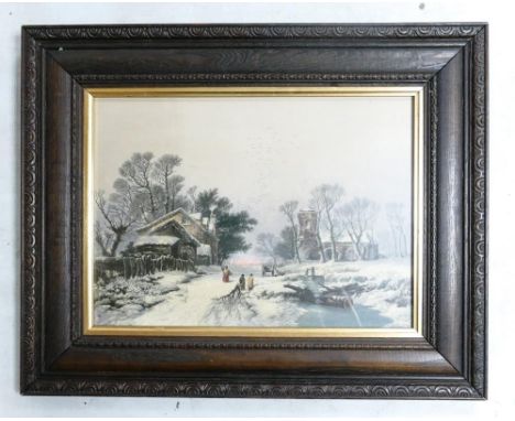 BAXTER, George (1804–1867), Winter after W. E. Jones Print. 