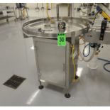 Motorized Rotary Product Turntable, 36" Dia, 36" - 40" H, 220V, SS304