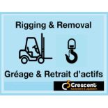 Rigging & Removal Information - Info sur le gréage et retrait d'actifs