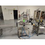 GF PACKAGING Automatic In-Line Spindle Capping Machine Stainless Steel Frame, Adjustable Feet. Unit