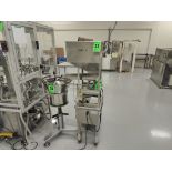 Stainless Steel Vibratory Bowl Feeder on adjustable SS Base with adjustable SS Feet, Level Sensor