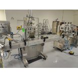 JDA PACKAGING 8-Piston Filler / Bottle Filling Machine, mod. PF Series, In-Line, SS304 Frame, Run-Th