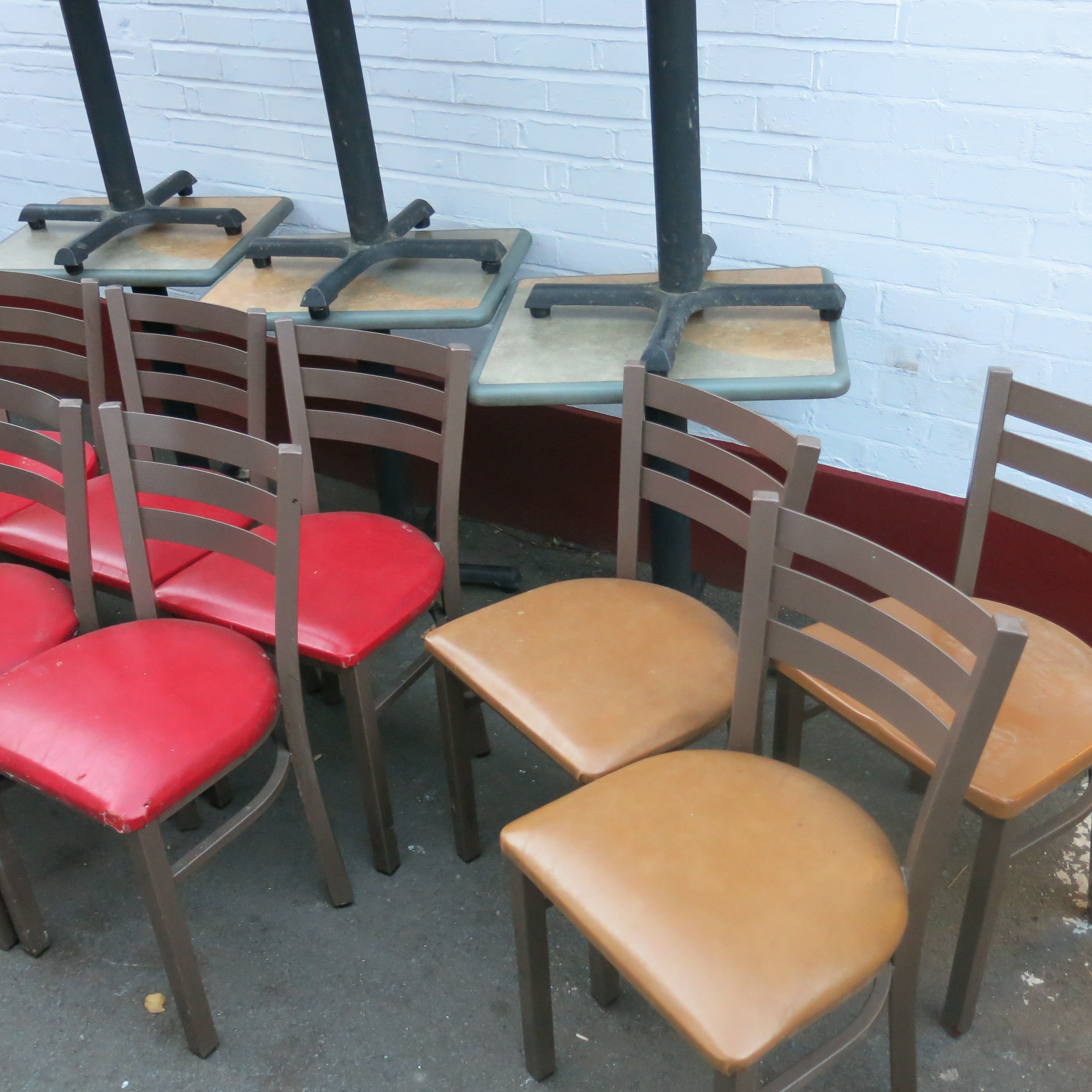 Quantity of Ex Subway Furniture to Include: 6 x Tables (75cm x 60cm x ...