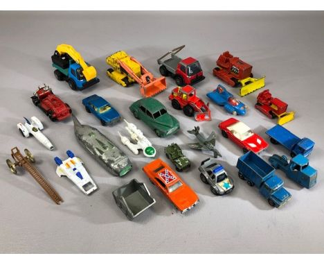 Collection of unboxed and play-worn diecast toys / vehicles to include Dinky and Corgi