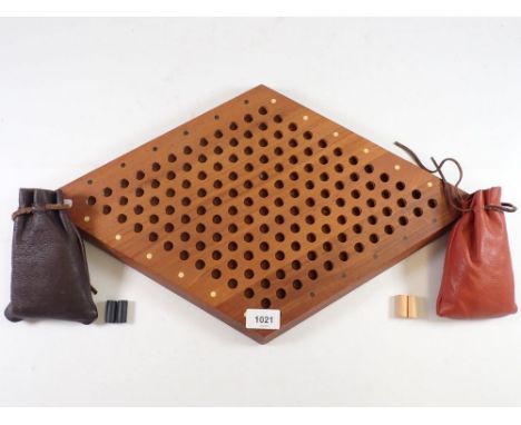 A vintage Skjode Skjern Danish teak game, 57cm wide 