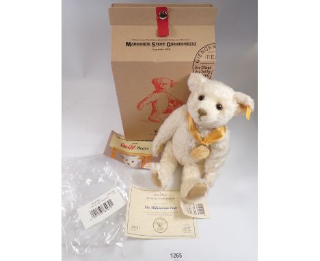 A Steiff Millenium teddy bear boxed 