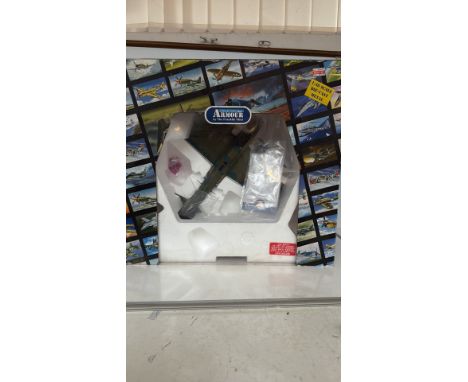 Franklin Mint Armour Collection 1:48 scale die-cast model airplane. Highly detailed, factory-sealed with original packaging.