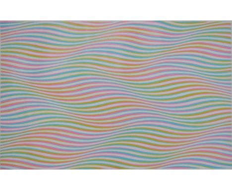 BRIDGET RILEY (b.1931)'ELAPSE'(Schubert 30)screenprint in colours on BKF Rives paper, signed, titled and dated 1982 in pencil