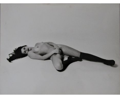KIM CAMBA (1927-1999)'NUDE STUDY'1973, silvered print on card, stamped in ink to verso, numbered in ink1/3440cm x 30cm 