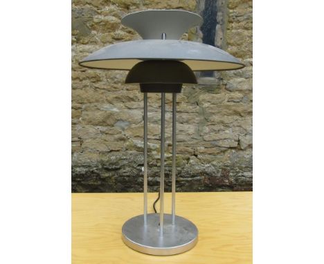 LOUIS POULSEN: A TABLE LAMP, Model no PH5, designed by Poul Henningsen, 60cm high 